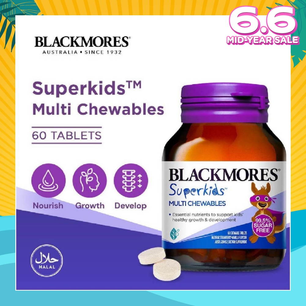 Superkids Multi Chewables Tablets 60s