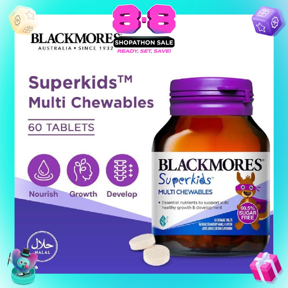 Superkids Multi Chewables Tablets 60s