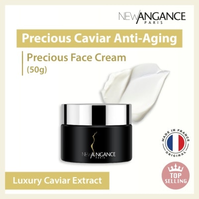 NEW ANGANCE Precious Face Gold & Caviar Cream (To Rejuvenate Mature Skin, Uplift Skin & Reduce Wrinkles) 50ml