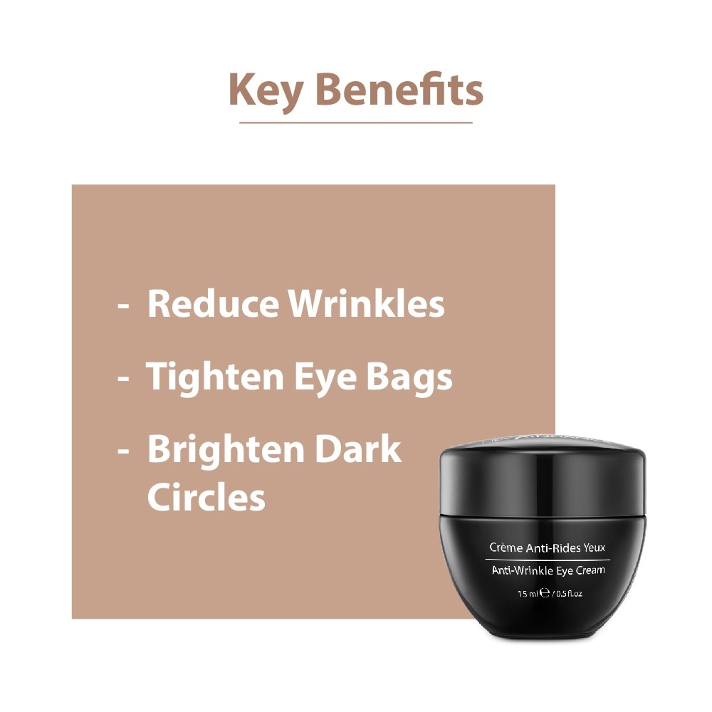 Anti-Wrinkle Eye Cream (To Reduce Wrinkles, Tighten Eye Bags & Brighten Dark Circle) 15ml