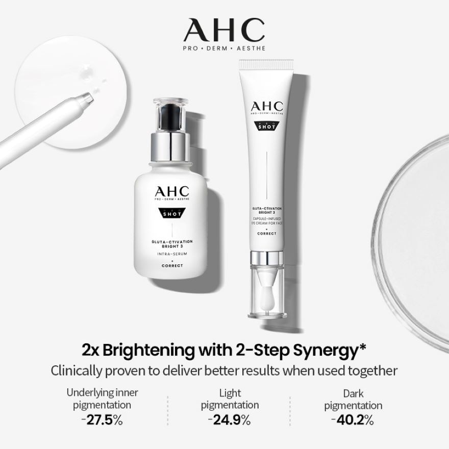 AHC Pro Shot Gluta-Ctivation Bright 3 Capsule-Infused Eye Cream
