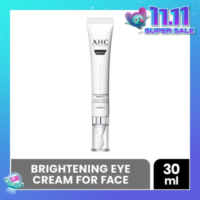 AHC Pro Shot Gluta-Ctivation Bright 3 Capsule-Infused Eye Cream For Face 30ml