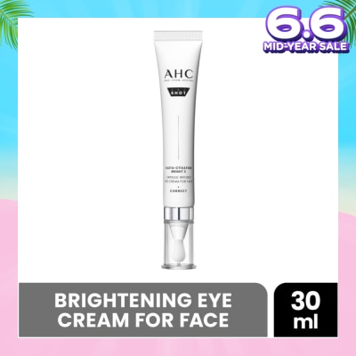 AHC Pro Shot Gluta-Ctivation Bright 3 Capsule-Infused Eye Cream For Face 30ml