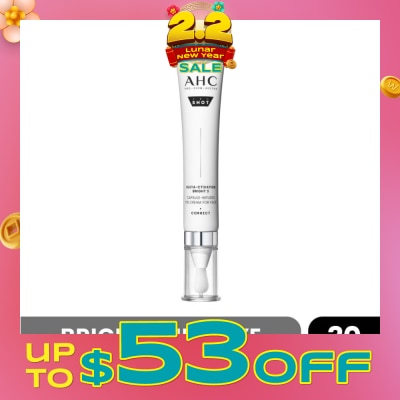 AHC Pro Shot Gluta-Ctivation Bright 3 Capsule-Infused Eye Cream For Face 30ml