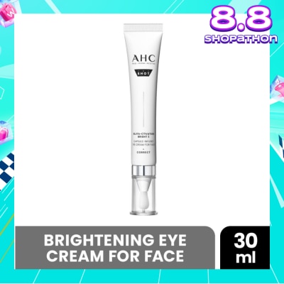 AHC Pro Shot Gluta-Ctivation Bright 3 Capsule-Infused Eye Cream For Face 30ml