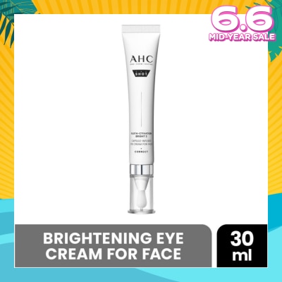 AHC Pro Shot Gluta-Ctivation Bright 3 Capsule-Infused Eye Cream For Face 30ml