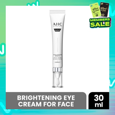 AHC Pro Shot Gluta-Ctivation Bright 3 Capsule-Infused Eye Cream For Face 30ml