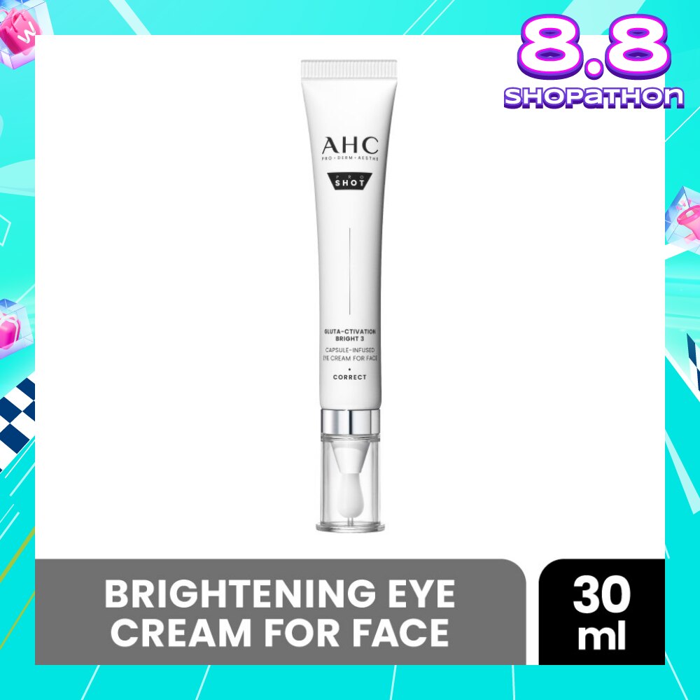 Pro Shot Gluta-Ctivation Bright 3 Capsule-Infused Eye Cream For Face 30ml