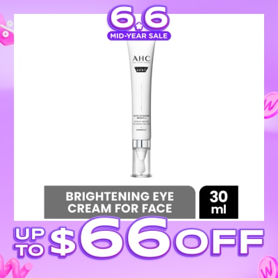 AHC - Pro Shot Gluta-Ctivation Bright 3 Capsule-Infused Eye Cream For Face 30ml (Expiry: Apr`2027)