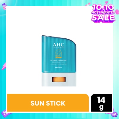 AHC Pro Derm Natural Perfection Fresh Sun Stick SPF50+ PA++++ (Hydrating & Water Resistant) 14g