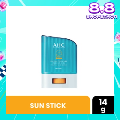 AHC Pro Derm Natural Perfection Fresh Sun Stick SPF50+ PA++++ (Hydrating & Water Resistant) 14g