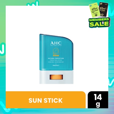 AHC Pro Derm Natural Perfection Fresh Sun Stick SPF50+ PA++++ (Hydrating & Water Resistant) 14g