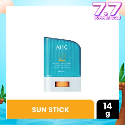 AHC Pro Derm Natural Perfection Fresh Sun Stick SPF50+ PA++++ (Hydrating & Water Resistant) 14g