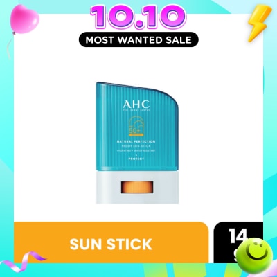 AHC Pro Derm Natural Perfection Fresh Sun Stick SPF50+ PA++++ (Hydrating & Water Resistant) 14g image