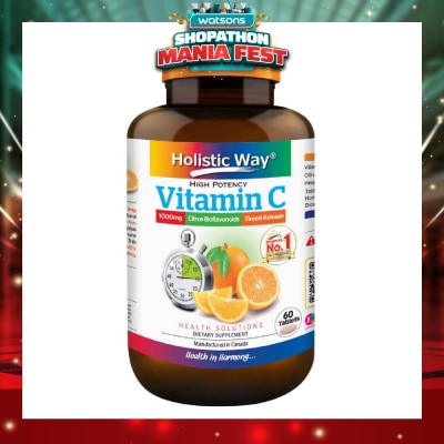 HOLISTIC WAY - Timed-Release Vitamin C 1000mg Tablet 60s