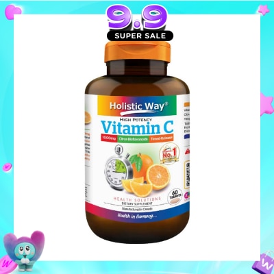 HOLISTIC WAY - Timed-Release Vitamin C 1000mg Tablet 60s image