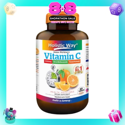 HOLISTIC WAY - Timed-Release Vitamin C 1000mg Tablet 60s