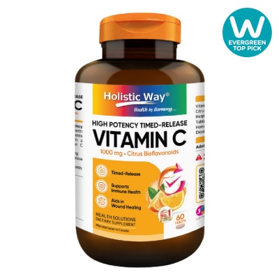 HOLISTIC WAY Timed Release Vitamin C 1000mg Tablet 60s image