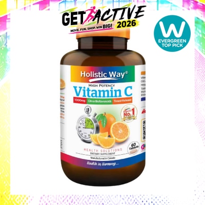 HOLISTIC WAY - Timed-Release Vitamin C 1000mg Tablet 60s image