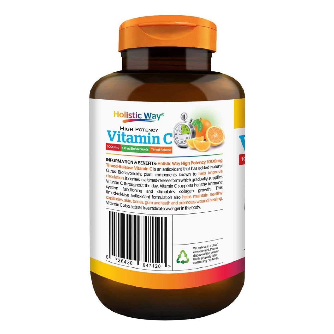 Timed-Release Vitamin C 1000mg Tablet 60s