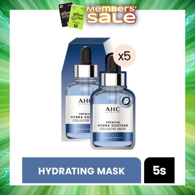 AHC - Pro Derm Premium Hydra Soother Cellulose Mask (Hydrating) 5s