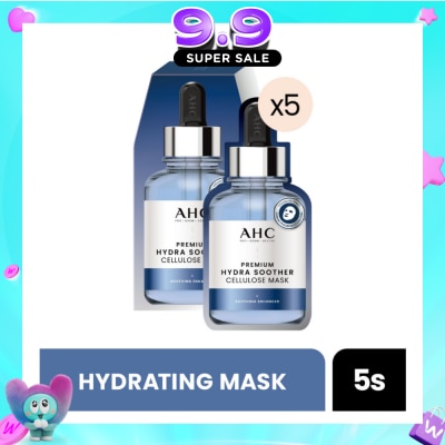 AHC - Pro Derm Premium Hydra Soother Cellulose Mask (Hydrating) 5s image