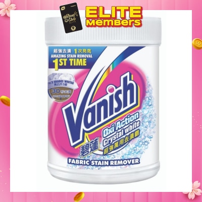 VANISH Power O2 Crystal White Laundry Fabric Stain Remover 900g