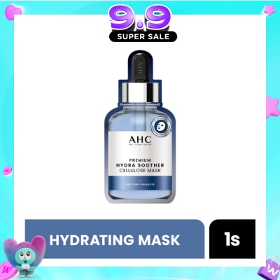 AHC - Pro Derm Premium Hydra Soother Cellulose Mask (Hydrating) 1s (Expiry: Apr`2027) image