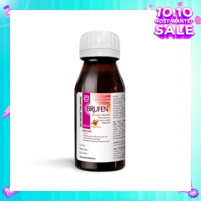 ABBOTT Brufen Oral Suspension 20mg (Non-Steroidal + Anti-Inflammaory) 60ml