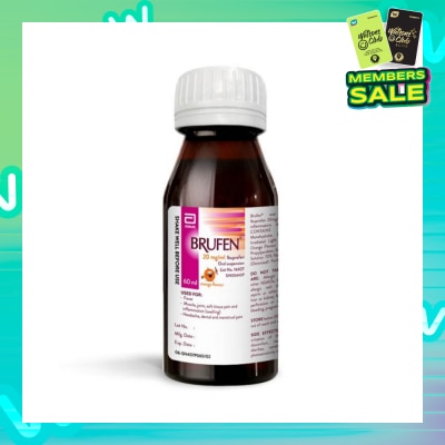 ABBOTT Brufen Oral Suspension 20mg (Non-Steroidal + Anti-Inflammaory) 60ml