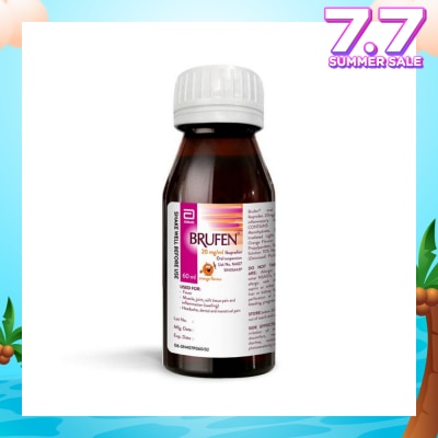 ABBOTT Brufen Oral Suspension 20mg (Non-Steroidal + Anti-Inflammaory) 60ml