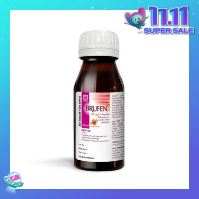 ABBOTT Brufen Oral Suspension 20mg (Non-Steroidal + Anti-Inflammaory) 60ml