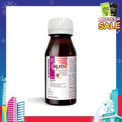 ABBOTT Brufen Oral Suspension 20mg (Non-Steroidal + Anti-Inflammaory) 60ml