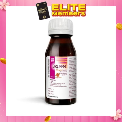 ABBOTT Brufen Oral Suspension 20mg (Non-Steroidal + Anti-Inflammaory) 60ml