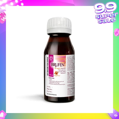 ABBOTT Brufen Oral Suspension 20mg (Non-Steroidal + Anti-Inflammaory) 60ml