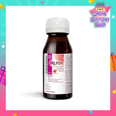 ABBOTT Brufen Oral Suspension 20mg (Non-Steroidal + Anti-Inflammaory) 60ml