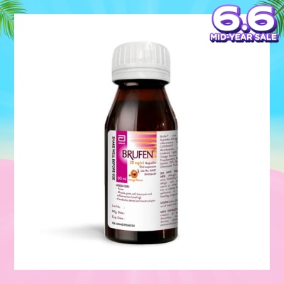 ABBOTT Brufen Oral Suspension 20mg (Non-Steroidal + Anti-Inflammaory) 60ml