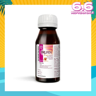 ABBOTT Brufen Oral Suspension 20mg (Non-Steroidal + Anti-Inflammaory) 60ml