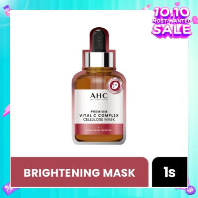 AHC Pro Derm Premium Vital C Complex Cellulose Mask (Brigthening) 1s
