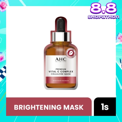 AHC Pro Derm Premium Vital C Complex Cellulose Mask (Brigthening) 1s