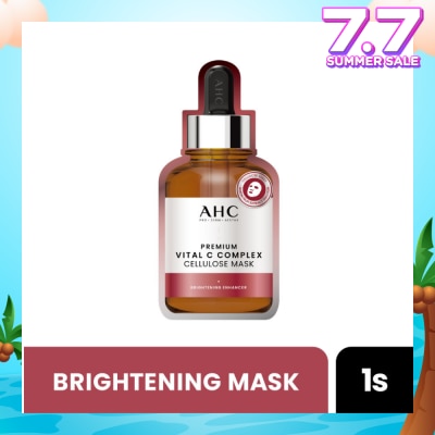 AHC Pro Derm Premium Vital C Complex Cellulose Mask (Brigthening) 1s
