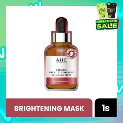 AHC Pro Derm Premium Vital C Complex Cellulose Mask (Brigthening) 1s