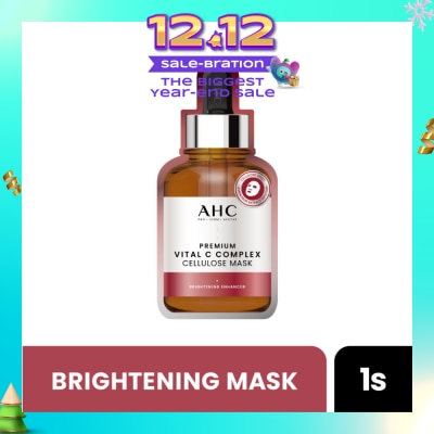 AHC Pro Derm Premium Vital C Complex Cellulose Mask (Brigthening) 1s