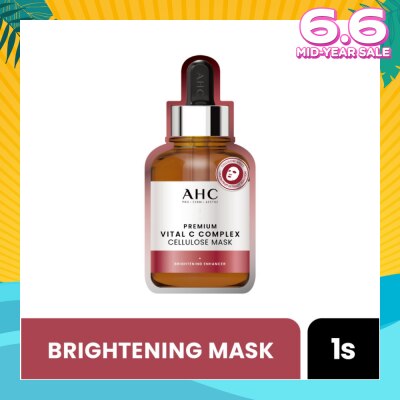 AHC Pro Derm Premium Vital C Complex Cellulose Mask (Brigthening) 1s
