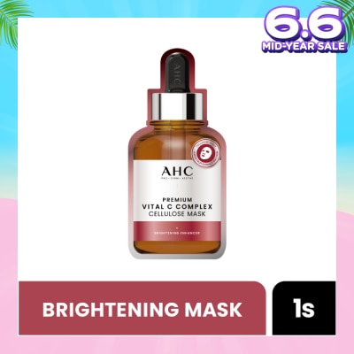 AHC Pro Derm Premium Vital C Complex Cellulose Mask (Brigthening) 1s