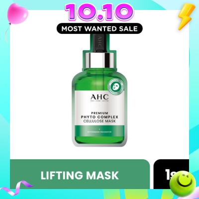 AHC Pro Derm Premium Phyto Complex Cellulose Mask (Lifting) 1s (Expiry: Apr`2027) image