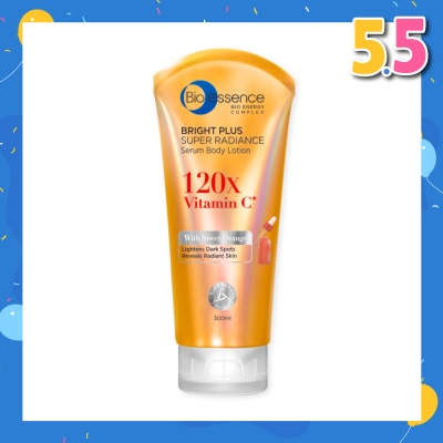 BIO ESSENCE Bright Plus Super Radiance Serum Body Lotion (To Lightens Dark Spots & Reveals Radiant Skin) 300ml