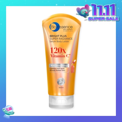 BIO ESSENCE Bright Plus Super Radiance Serum Body Lotion (To Lightens Dark Spots & Reveals Radiant Skin) 300ml