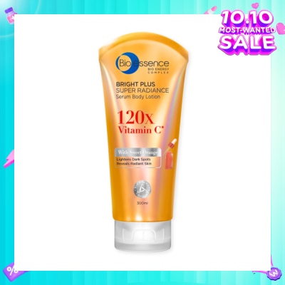 BIO ESSENCE Bright Plus Super Radiance Serum Body Lotion (To Lightens Dark Spots & Reveals Radiant Skin) 300ml