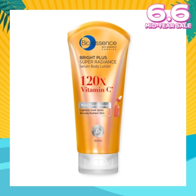 BIO ESSENCE Bright Plus Super Radiance Serum Body Lotion (To Lightens Dark Spots & Reveals Radiant Skin) 300ml